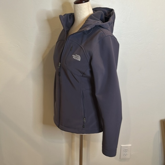 THE NORTH FACE WOMENS ZIP UP JACKET HOOD WATER RESISTANT ZOPPER POCKETS SZ XS - Picture 4 of 11